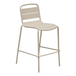 Chaise haute de jardin Alegoria empilable argile