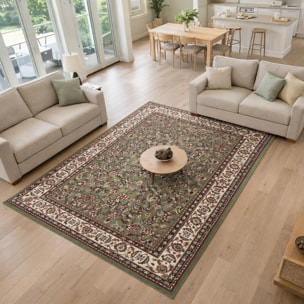 Tapis oriental tissé motif ancestral SILO