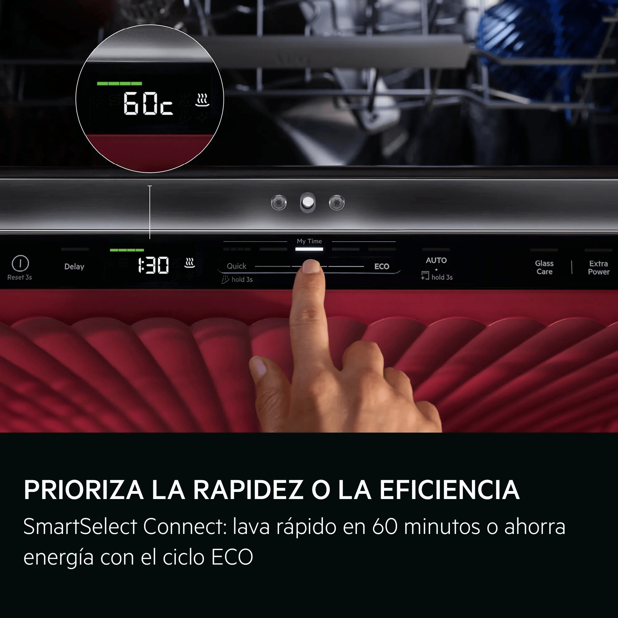 AEG Lavavajillas de 60 cm integrable Serie 6000 SmartSelect para 14 cubiertos GI6200B2SN