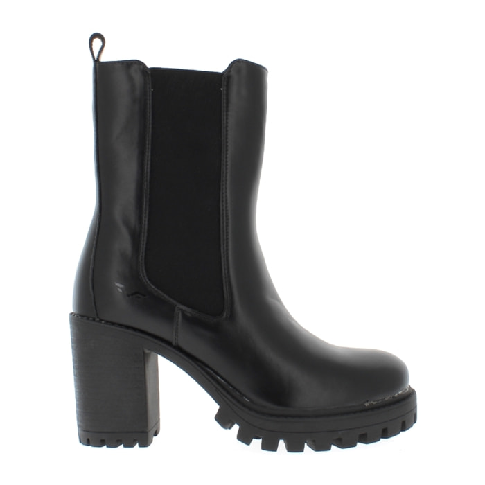 Armata di Mare Scarpe Donna Chunky Platform Chelsea Boots con Tacco AMD W32H83 Black