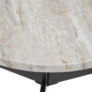 Table d'appoint Tusco noir 35x35cm