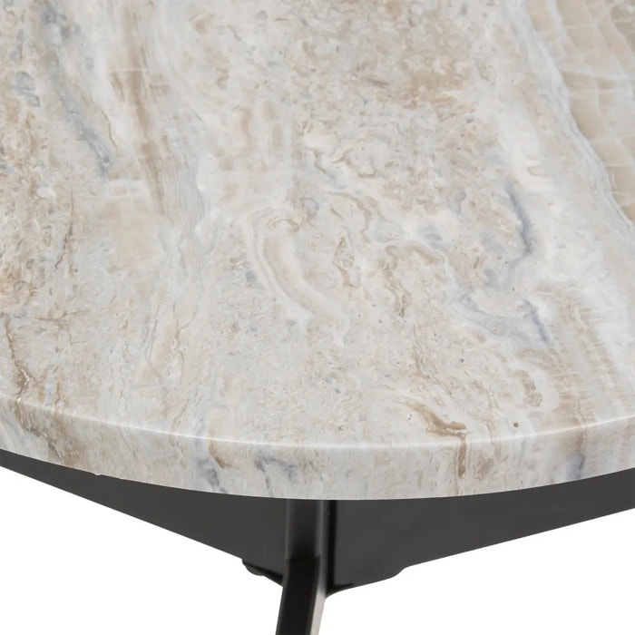 Table d'appoint Tusco noir 35x35cm