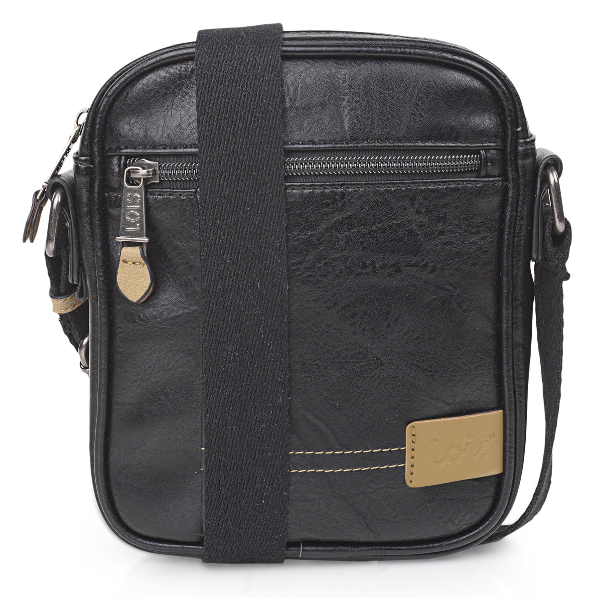 Bandolera Hombre Vegana Lois Warren Negro