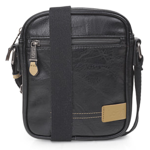 Bandolera Hombre Vegana Lois Warren Negro