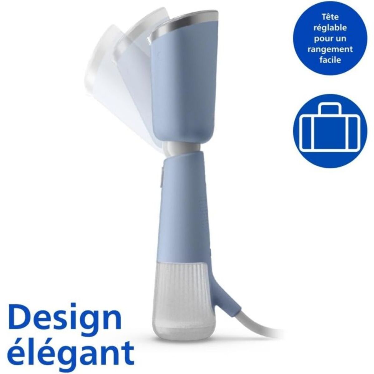 Défroisseur vapeur PHILIPS STH5020/20 Steamer Série 5000 Bleu clair, 35 sec*, 1300W