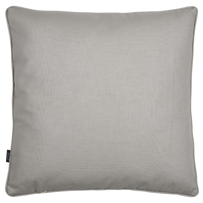 Coussin en coton décoratif imprimé floral - Rouge