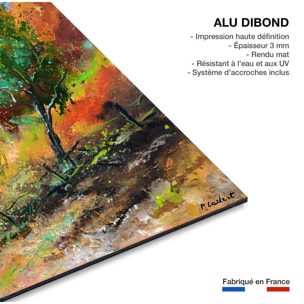 Tableau paysage trio vert Tableau alu Dibond