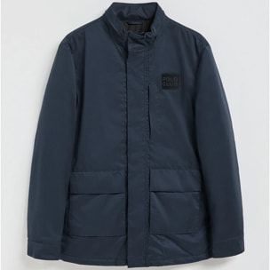 Parka ligera Chelsea color azul marino con parche logotipado