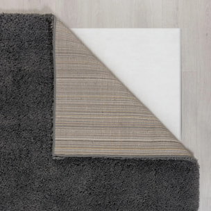 Tapis carré PLUME Gris