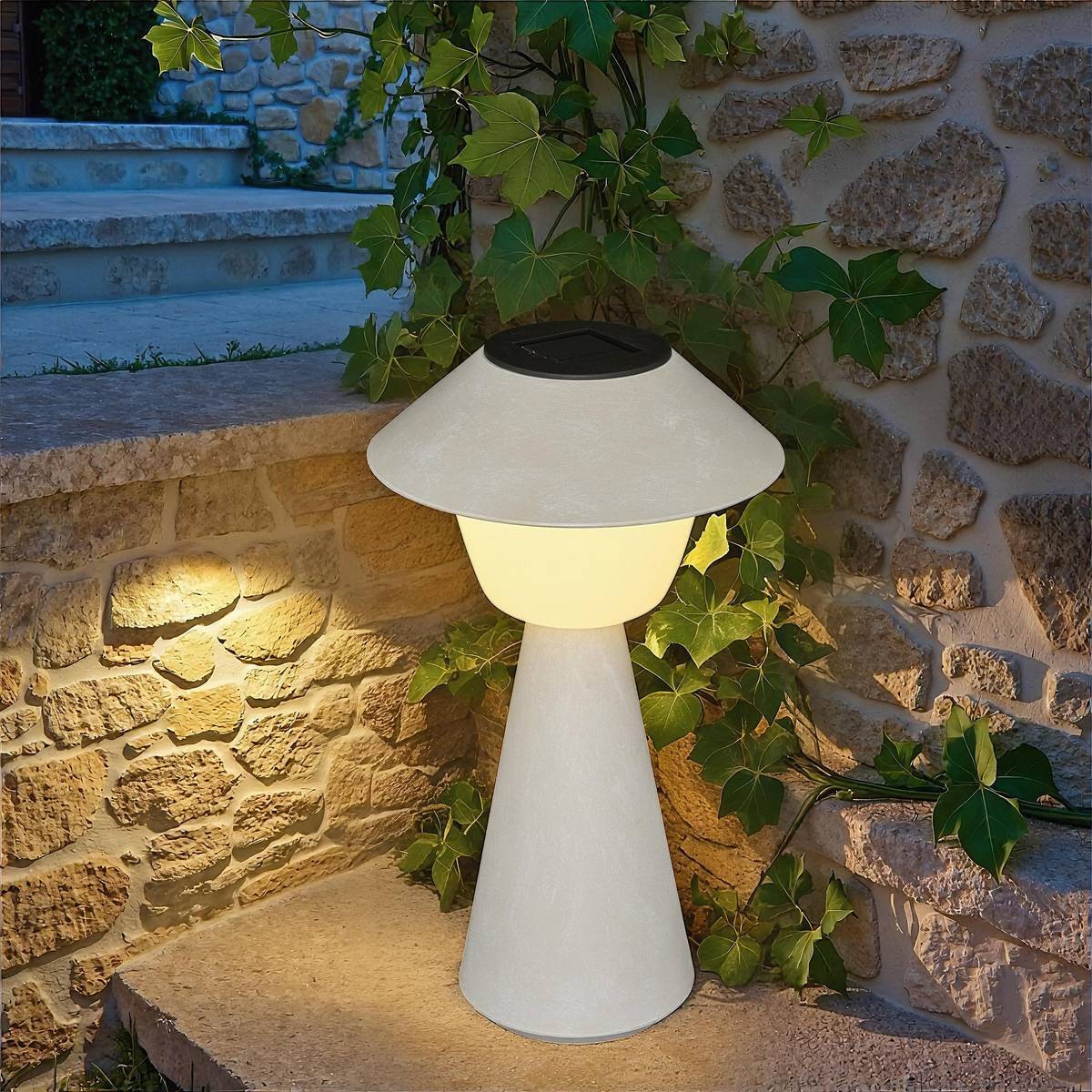 Lampe d'extérieur Damon H31,8cm beige
