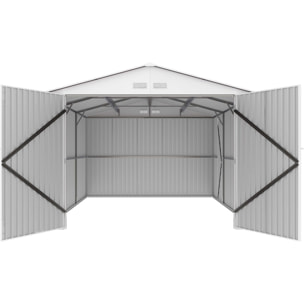Garage métal "Nevada" avec porte battante - 15,36 m²