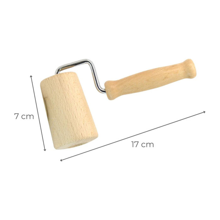 Mini rouleau à pâtisserie en bois 17 cm Fackelmann Boissellerie