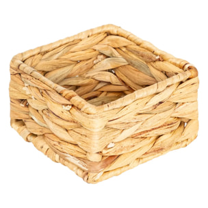 Lot de 4 paniers Lia jacinthe d'eau L12/27/33cm