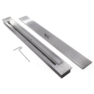 Bloque de combustión tamaño grande con fibra cerámica y regulador de llama F96150 PURLINE 7000 W