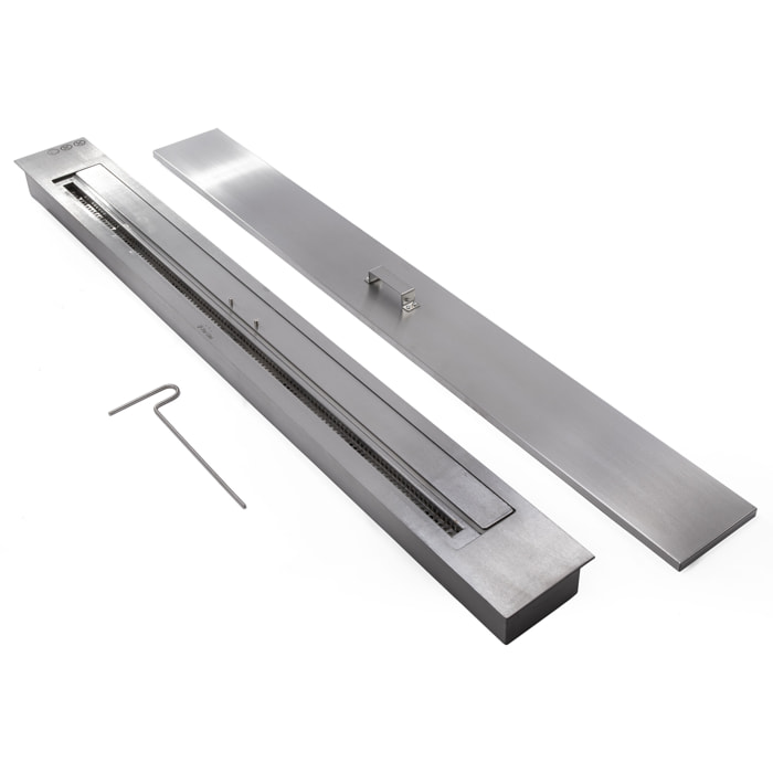 Bloque de combustión tamaño grande con fibra cerámica y regulador de llama F96150 PURLINE 7000 W