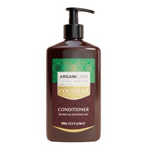 Huile de Coco - Après-Shampooing Ultra-Nourrissant - Cheveux Ternes, Très Secs & Frisés 400 ml