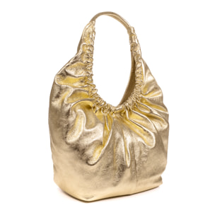 Arzignano bolso de hombro piel auténtica laminada asa grande acolchada