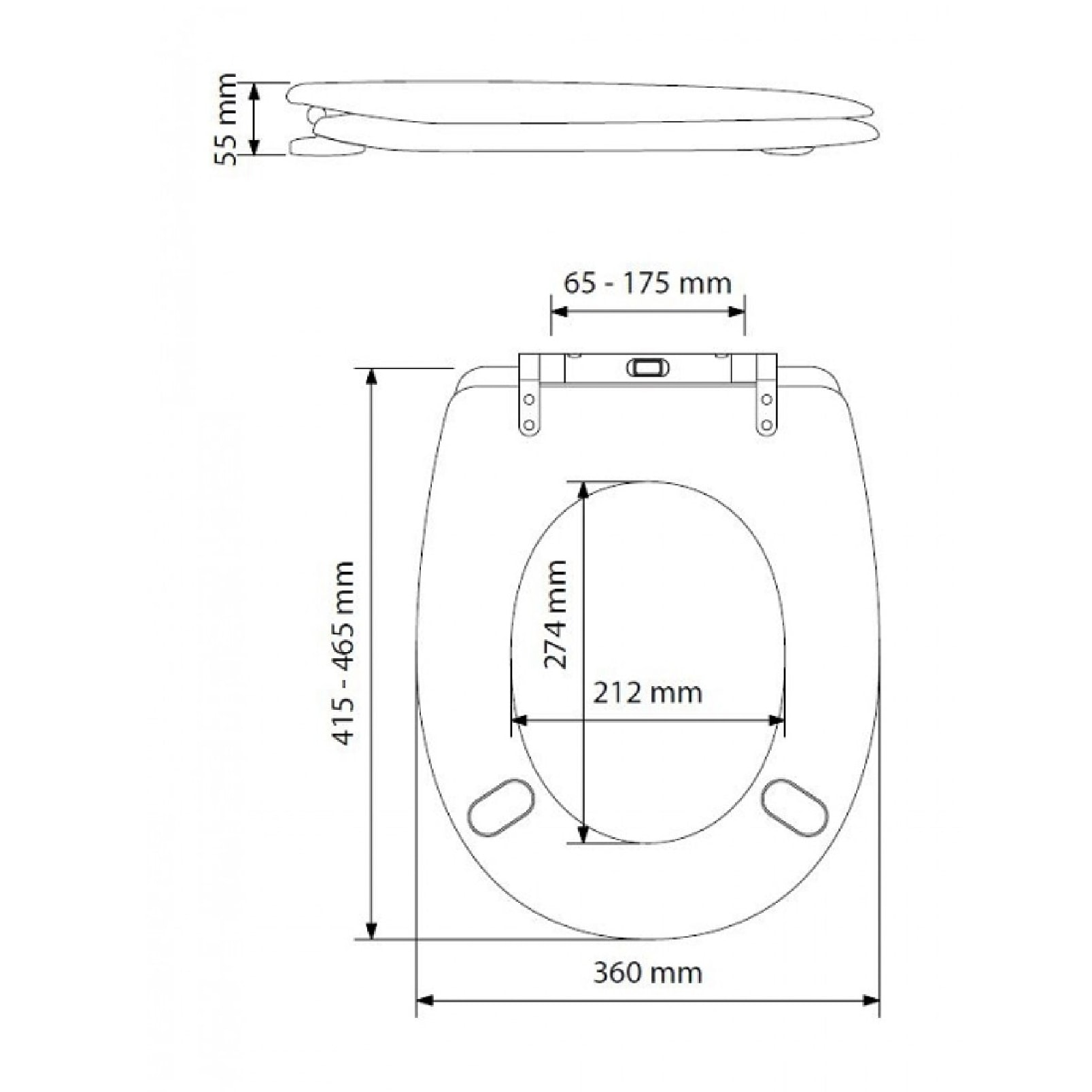 Abattant easy clip avec descente assistée au style Feng-Shui - Beige