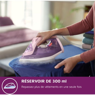 Fer à repasser PHILIPS DST3020/30 fer à vapeur mauve