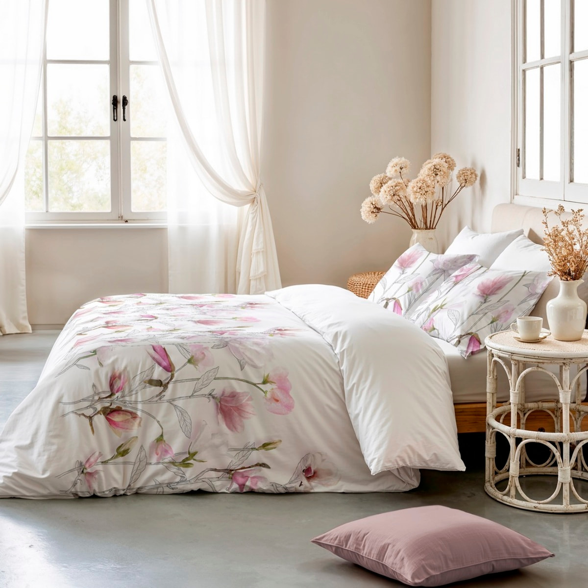 Housse de couette SIRWATER ROSE 100% coton 79 cm/2