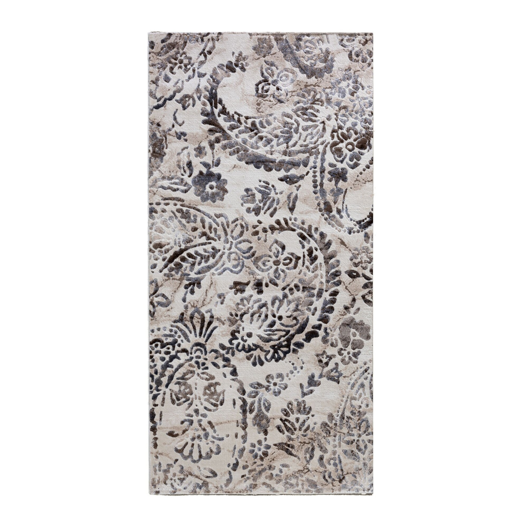 Tapis de couloir Tomasucci ELEGANT BROWN 14, en polypropylène, marron, 80 × 150 cm
