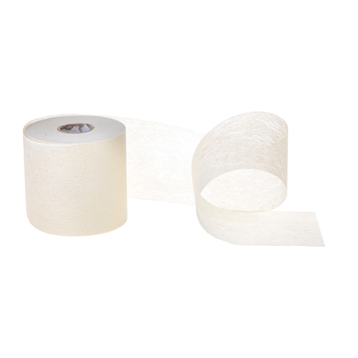 Nastro Nonwoven. Lunghezza 50 Mt - Pezzi 6 - 5000X10X0,01cm - Colore: Bianco - Bianchi Dino - Decorazioni Varie