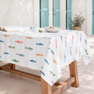 Nappe anti-taches CALYPSO MULTICOLORE - en 100 % coton