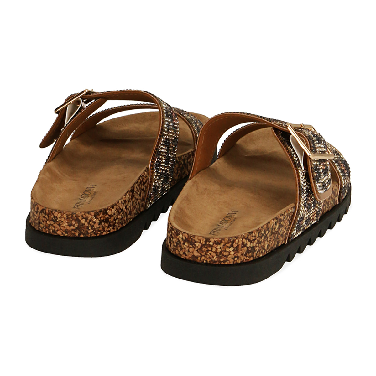 Chanclas de leopardo con pedrería