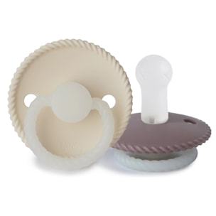 Frigg Pack 2 Chupetes Night Silicona Rope