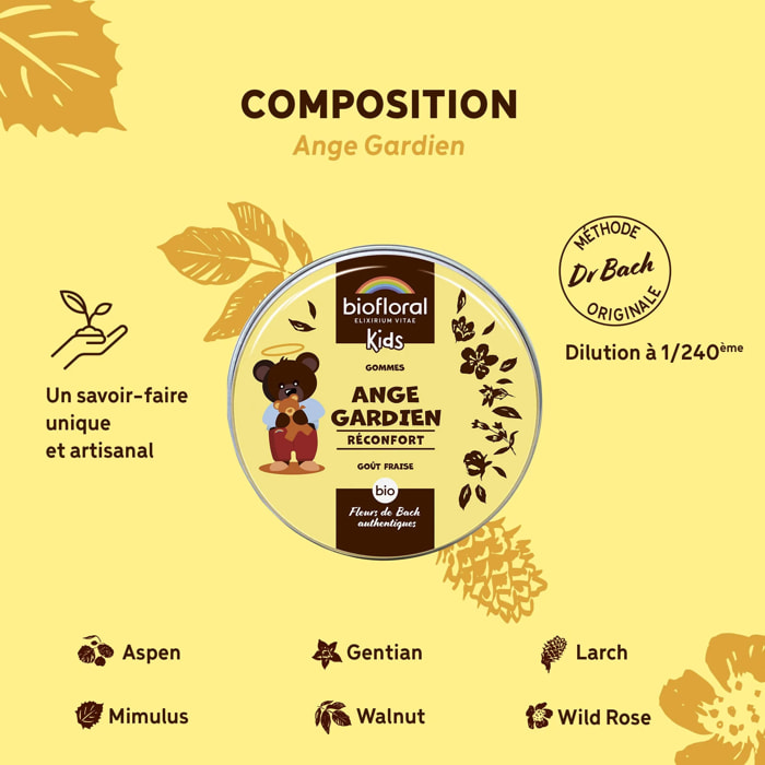 Biofloral - Ange Gardien gommes - Bio - 45 gr