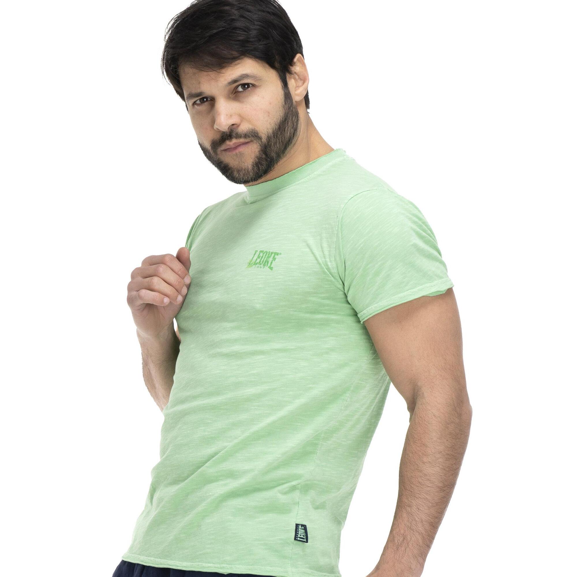 Camiseta hombre efecto lavado playa