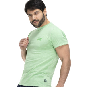 Camiseta hombre efecto lavado playa