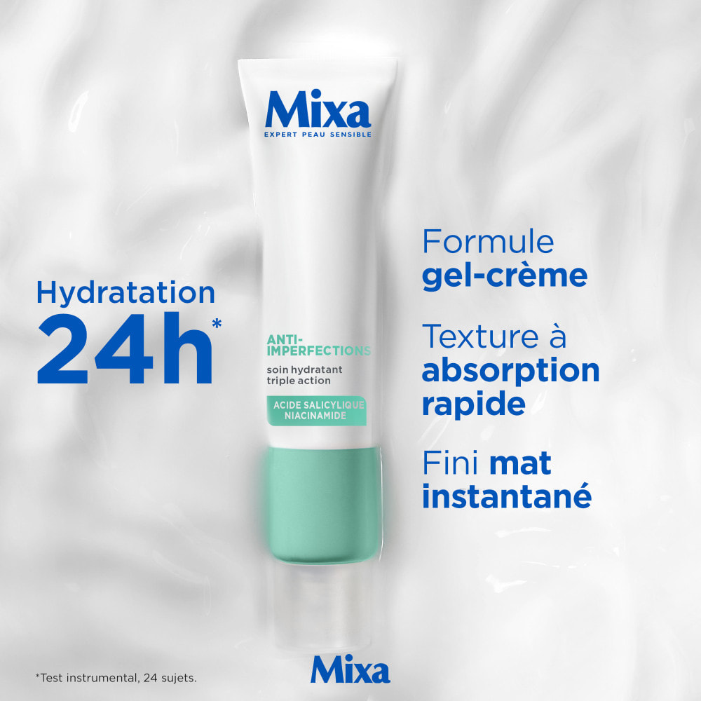 Mixa Soin hydratant triple action anti-imperfections 40ml