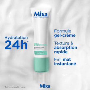 Mixa Soin hydratant triple action anti-imperfections 40ml