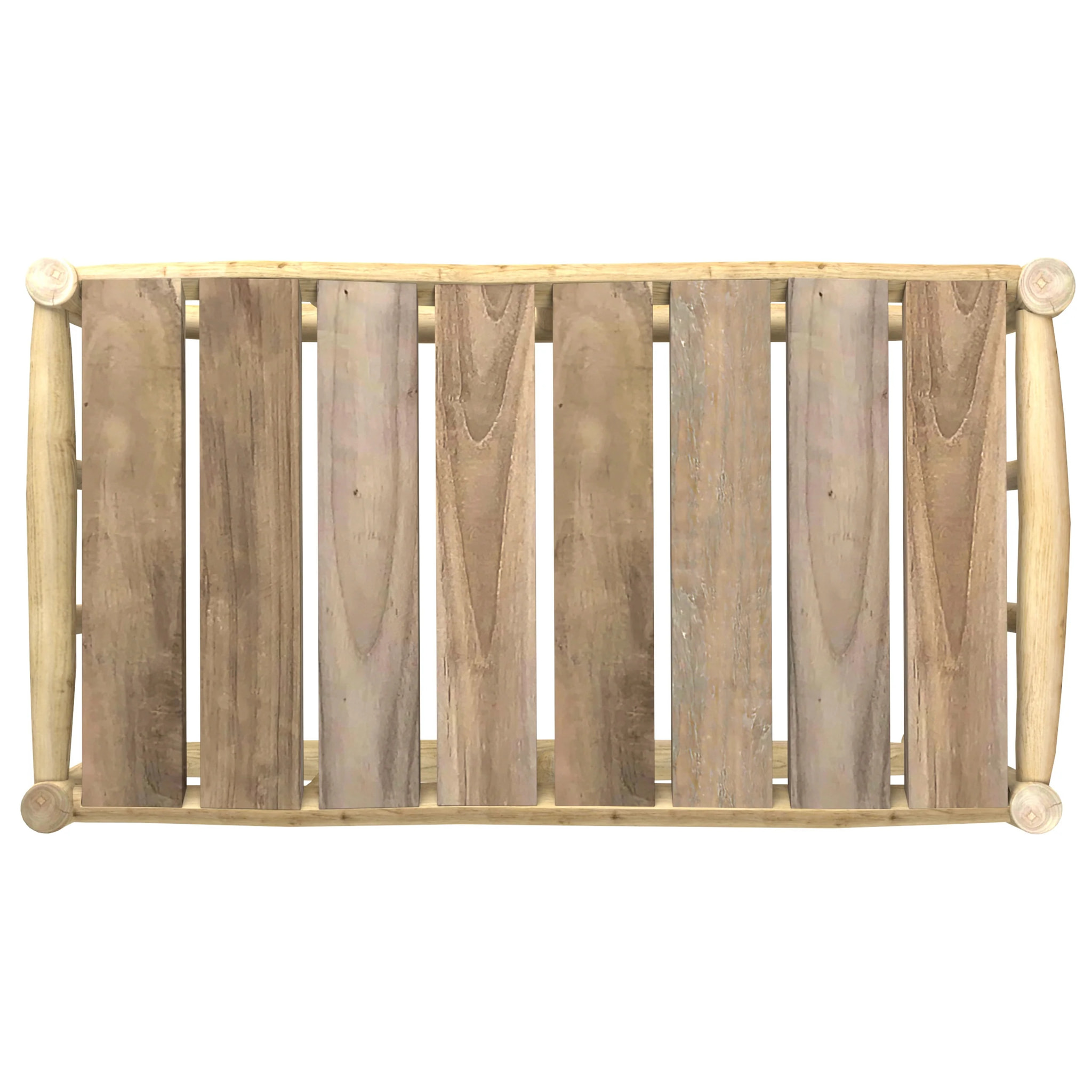 Table basse de jardin rectangulaire en teck - Ily