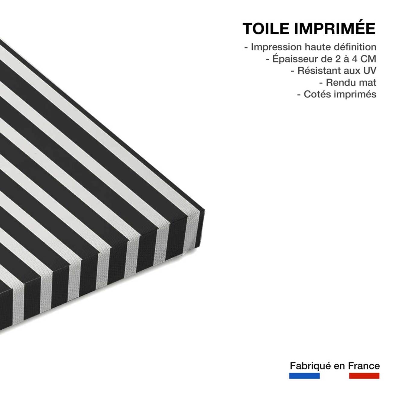 Tableau contemporain deux chaises rouges  Toile imprimée
