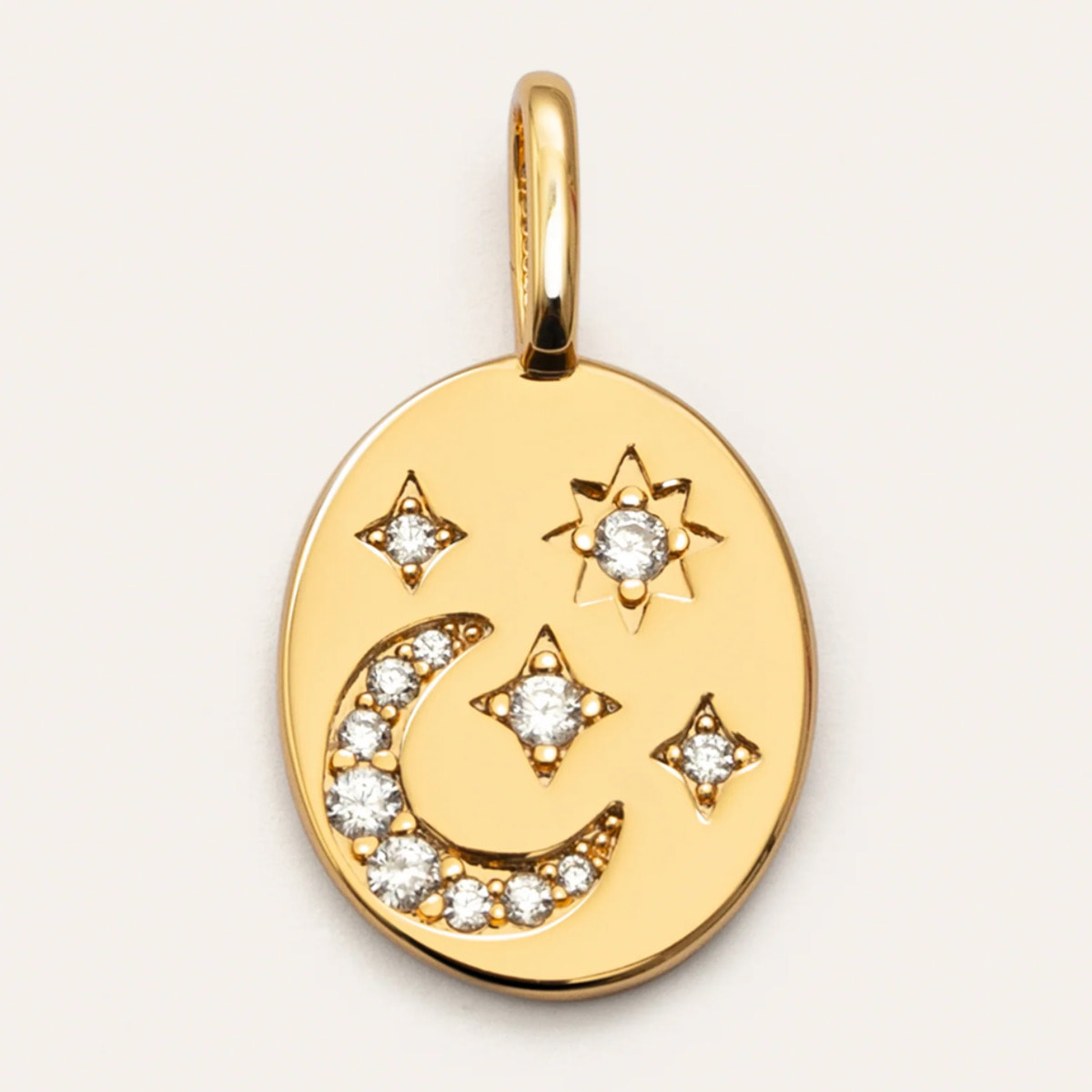 Charm Medallón Notte Placcato Oro
