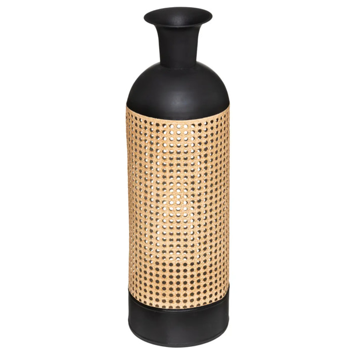 Vase "Arbela" métal noir H61cm