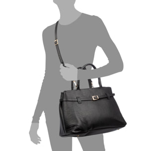 Barbiano borsa tote donna. Pelle autentica Dollaro.