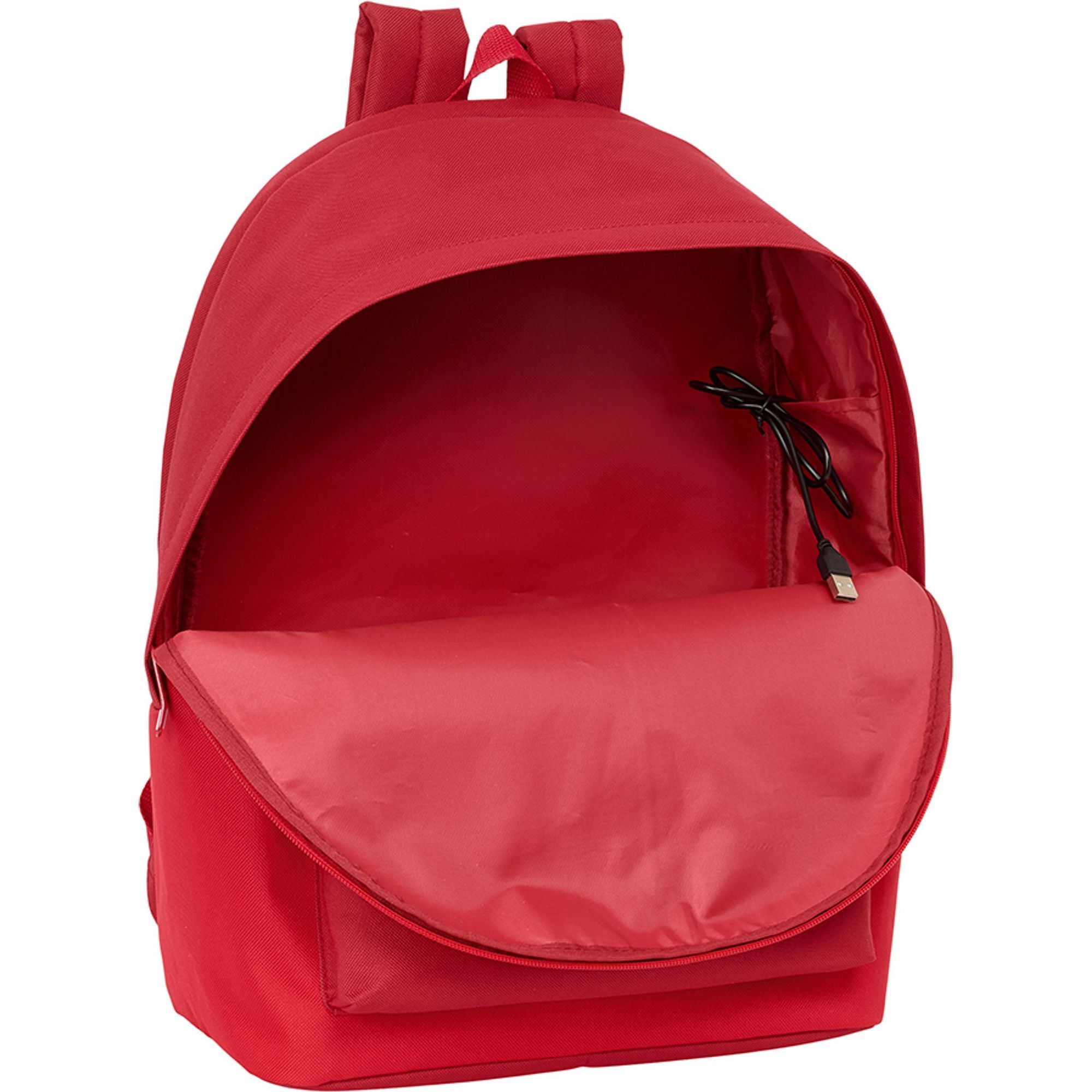 Mochila doble portatil 15,6"+usb re agua sevilla fc