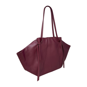 Borsa a Mano Shopper in Vera Pelle Dollaro Made in Italy