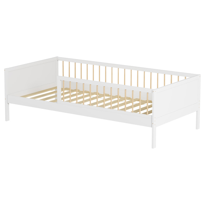 Lit pour enfant 190x90cm blanc ADAM