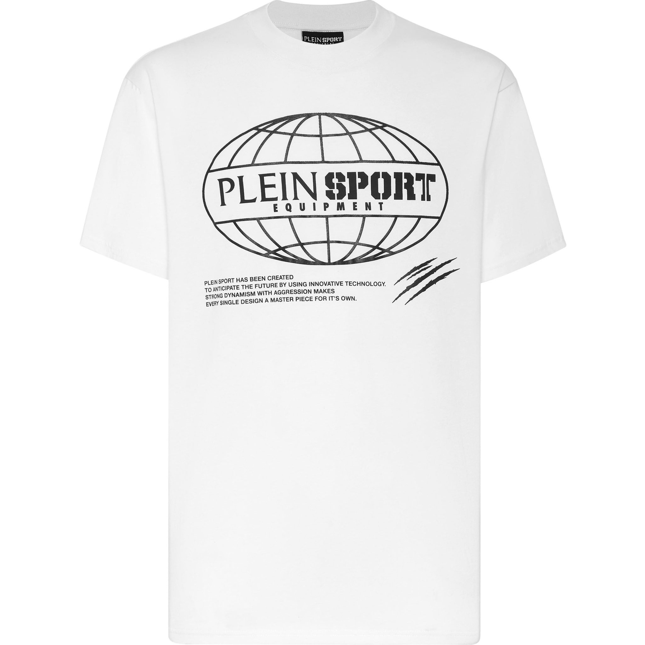 PLEIN SPORT T-Shirt Round Neck Ss GLOBAL EXPRESS EDITION