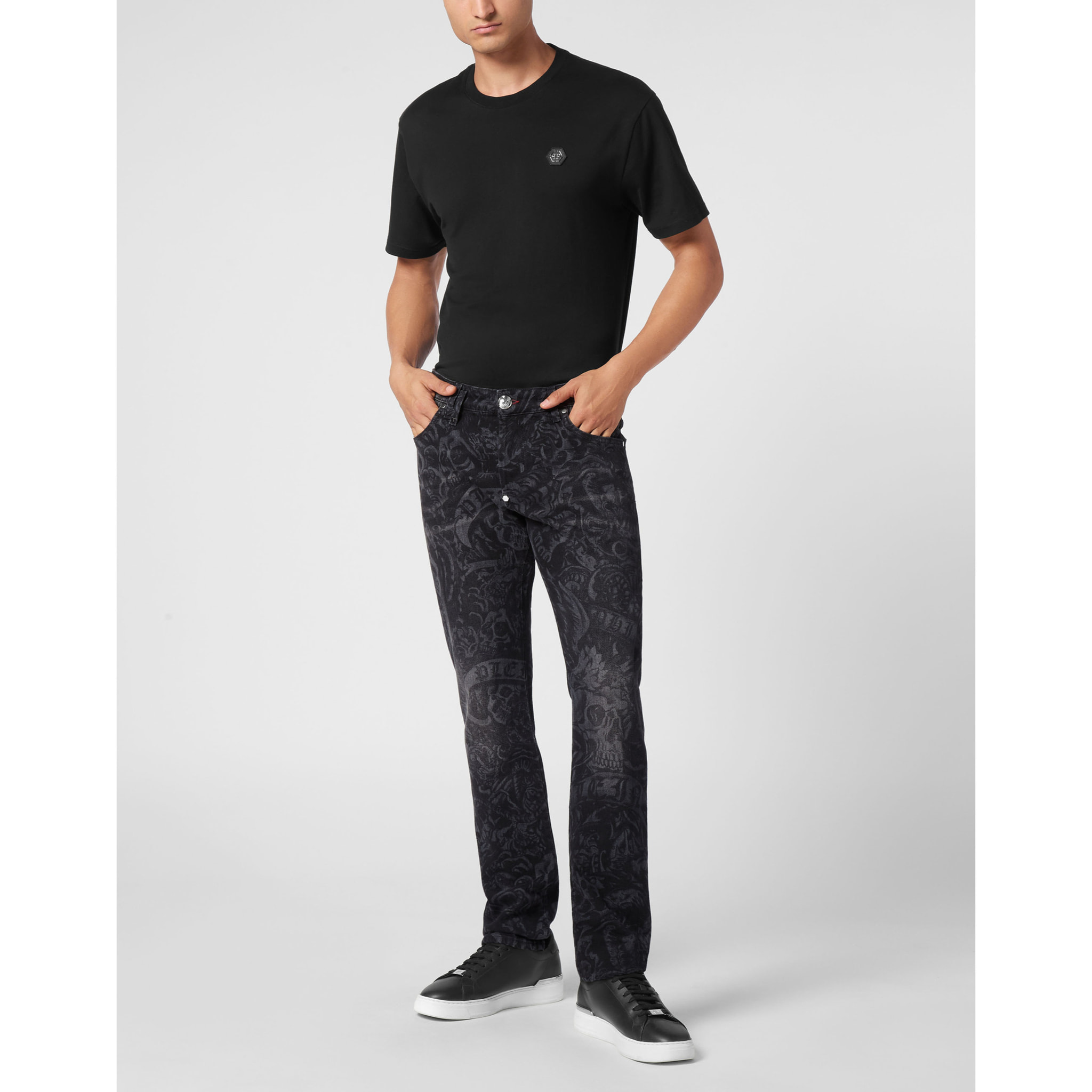 PHILIPP PLEIN Jeans Straight Cut TATTOO