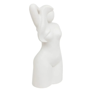 Statut femme "Soleya" H28cm blanc