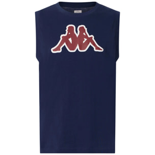 T-Shirts & Top Kappa Uomo Logo Dwal Blu
