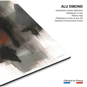 Tableau abstrait azoïque doré i  Tableau alu Dibond