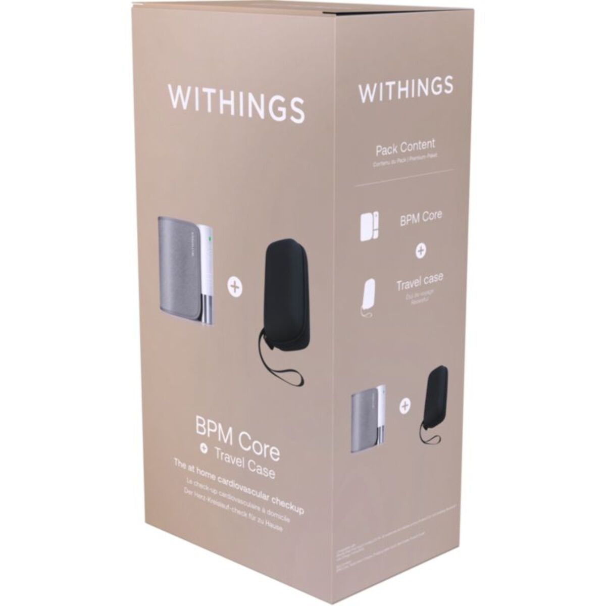 Tensiomètre WITHINGS BPM Core + Travel Case