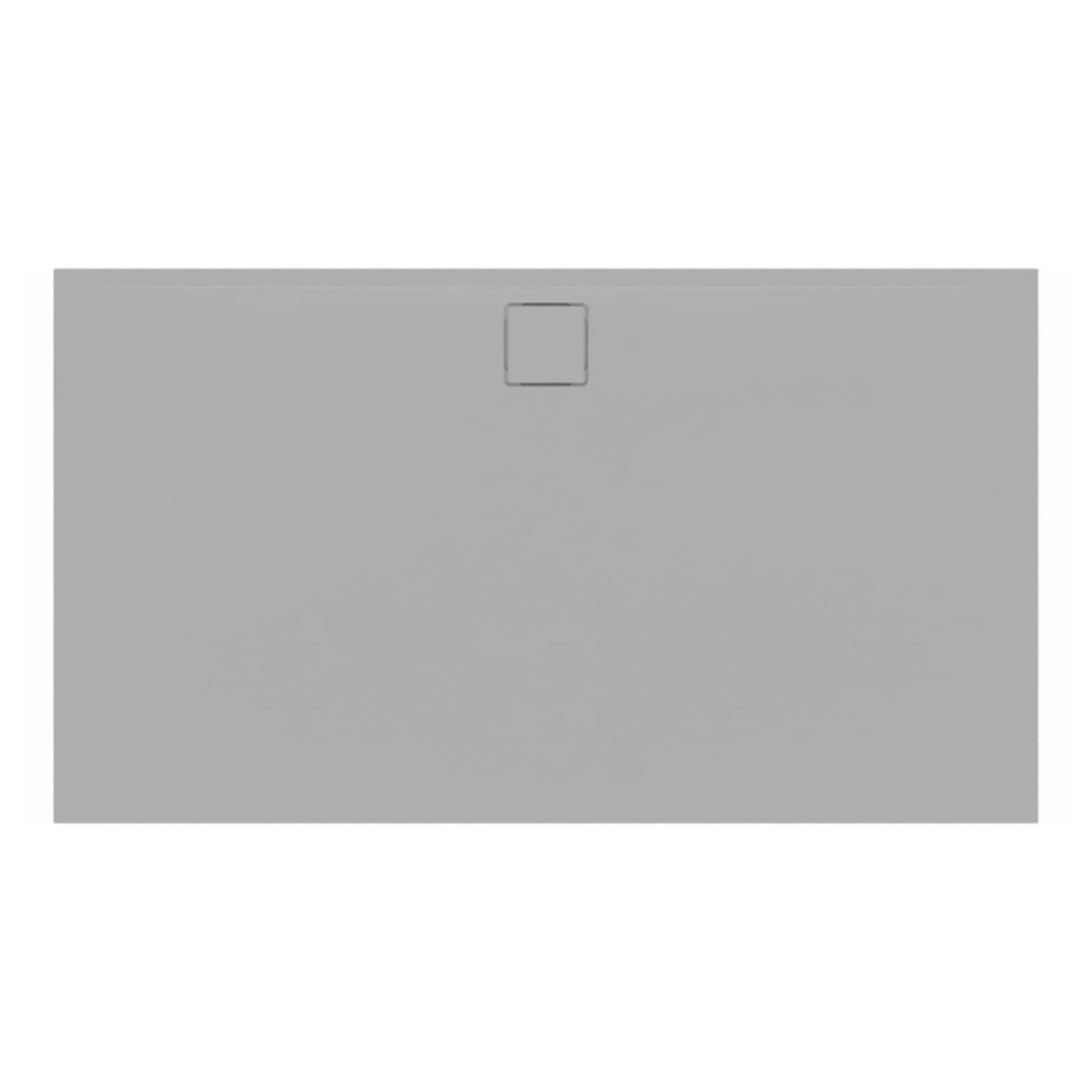 Vision Receveur de douche 140x90cm + Siphon Eslim90. Marbre coulé, gris (SATSVVI14090S-S)