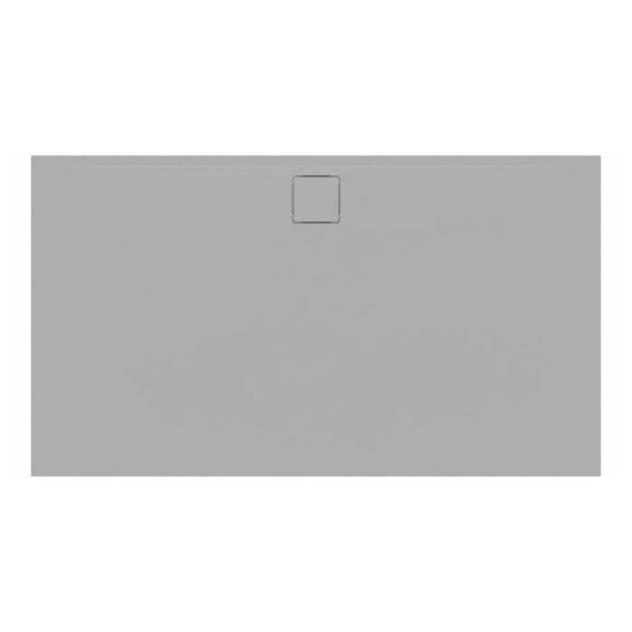 Vision Receveur de douche 140x90cm + Siphon Eslim90. Marbre coulé, gris (SATSVVI14090S-S)